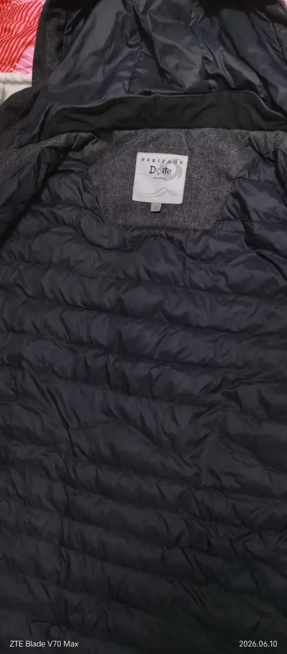 Parka gris con capucha Doite - 3