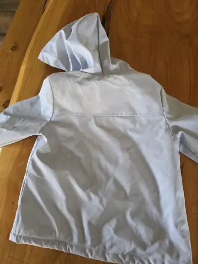 Chaqueta impermeable azul infantil - miniatura 4