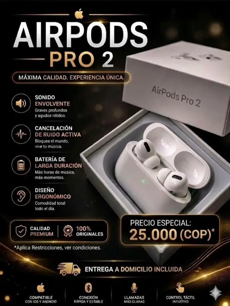 AirPods Pro 2 nuevos calidad (OEM)