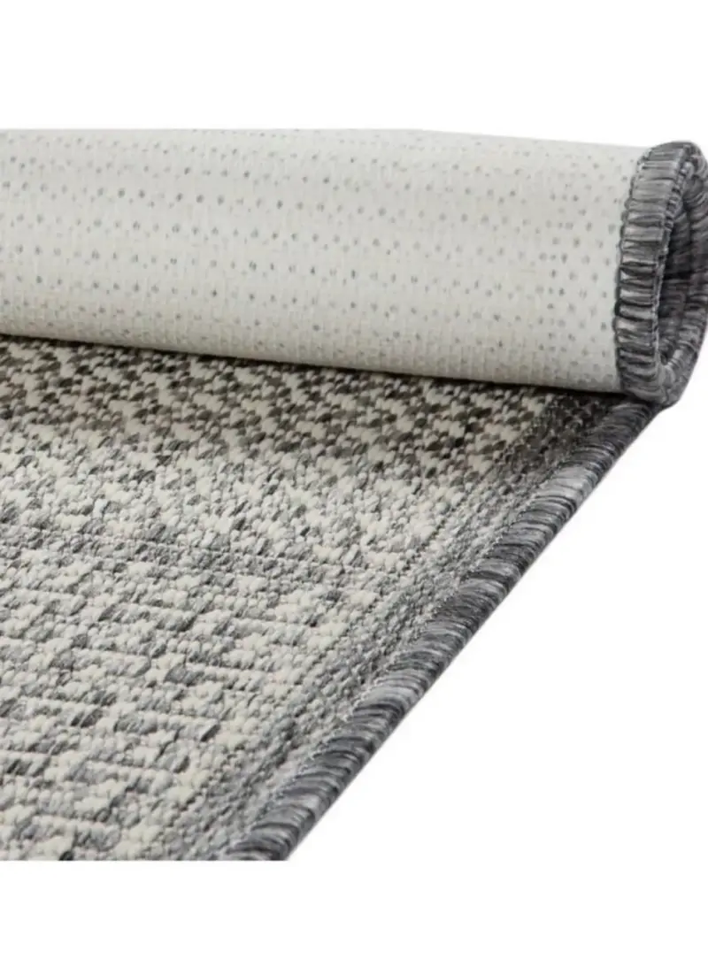 Alfombra Just home Collections gris moderna - 3