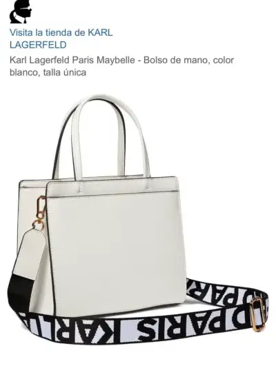 Bolso blanco Karl Lagerfeld - miniatura 2