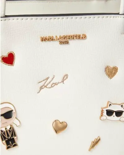 Bolso blanco Karl Lagerfeld - miniatura 3