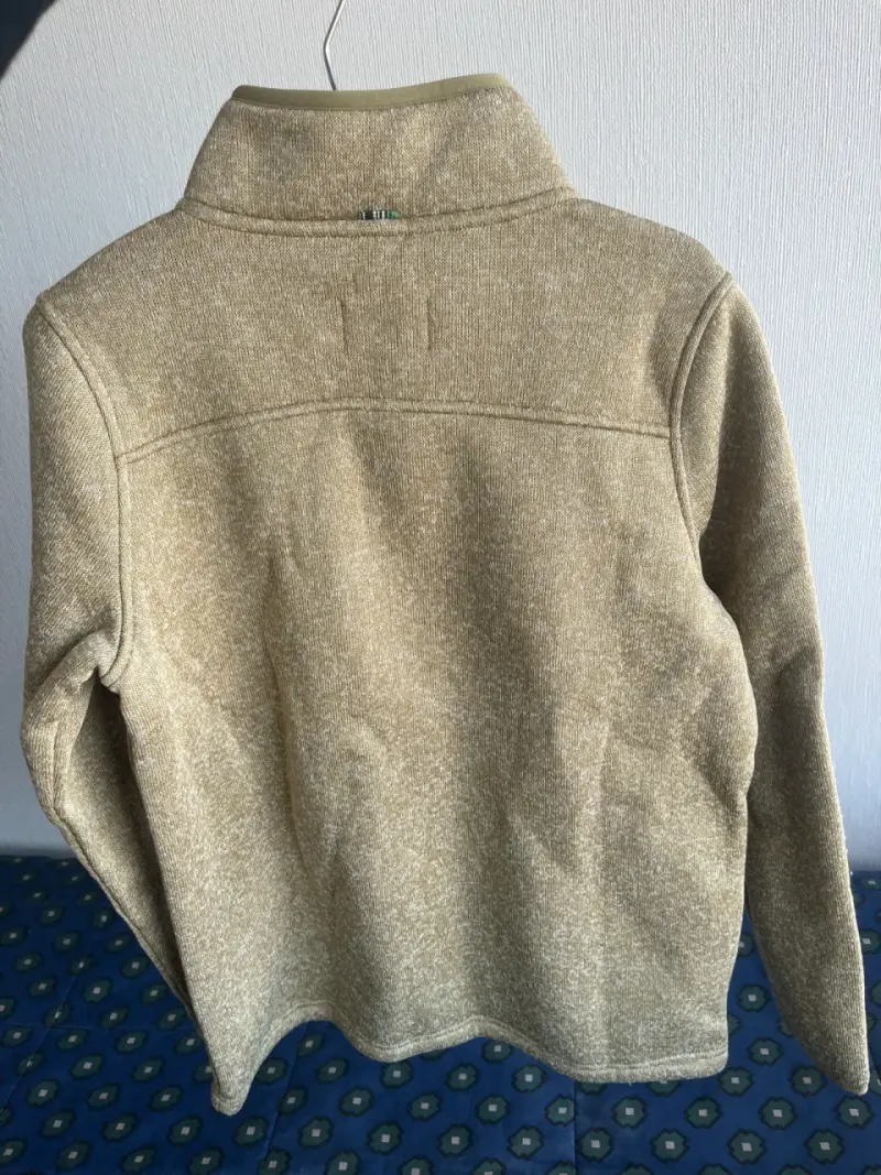 Chaqueta beige cierre completo - 2
