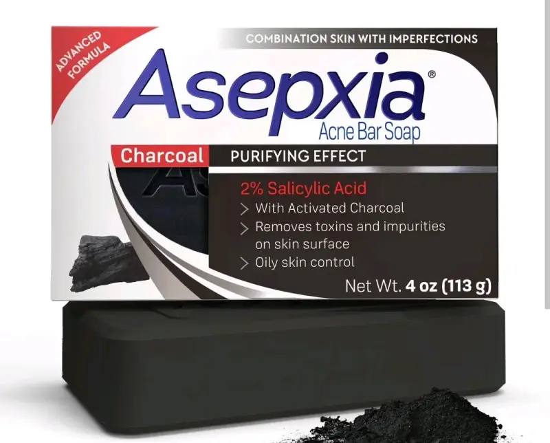 Jabón Asepxia Carbón Activado