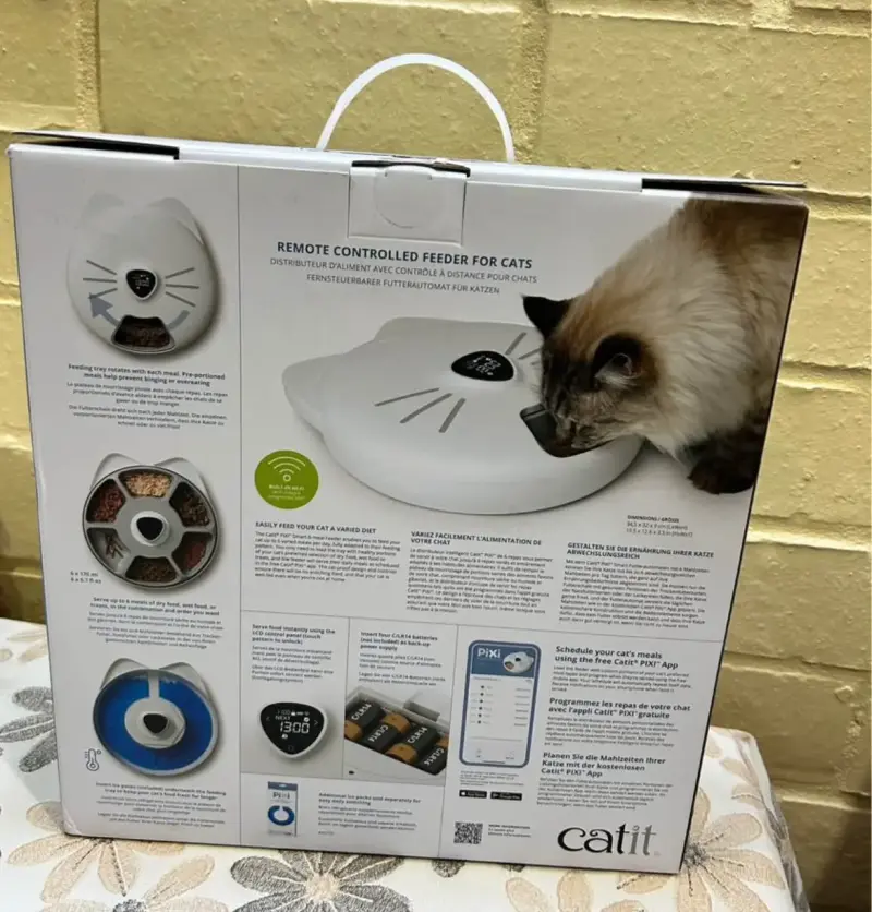 Dispensador inteligente de comida para gatos - 2