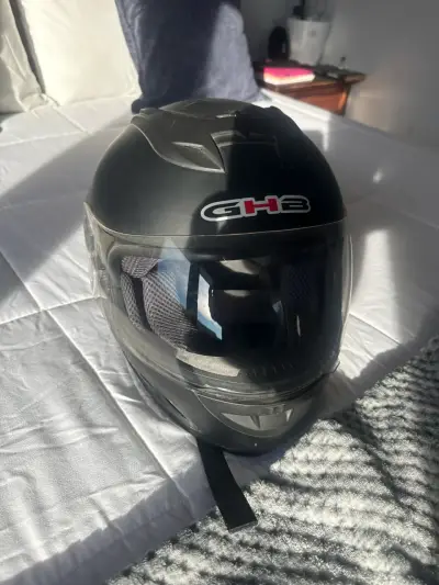 Casco de moto GHB negro - miniatura 1