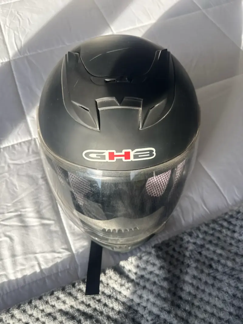 Casco de moto GHB negro - 2
