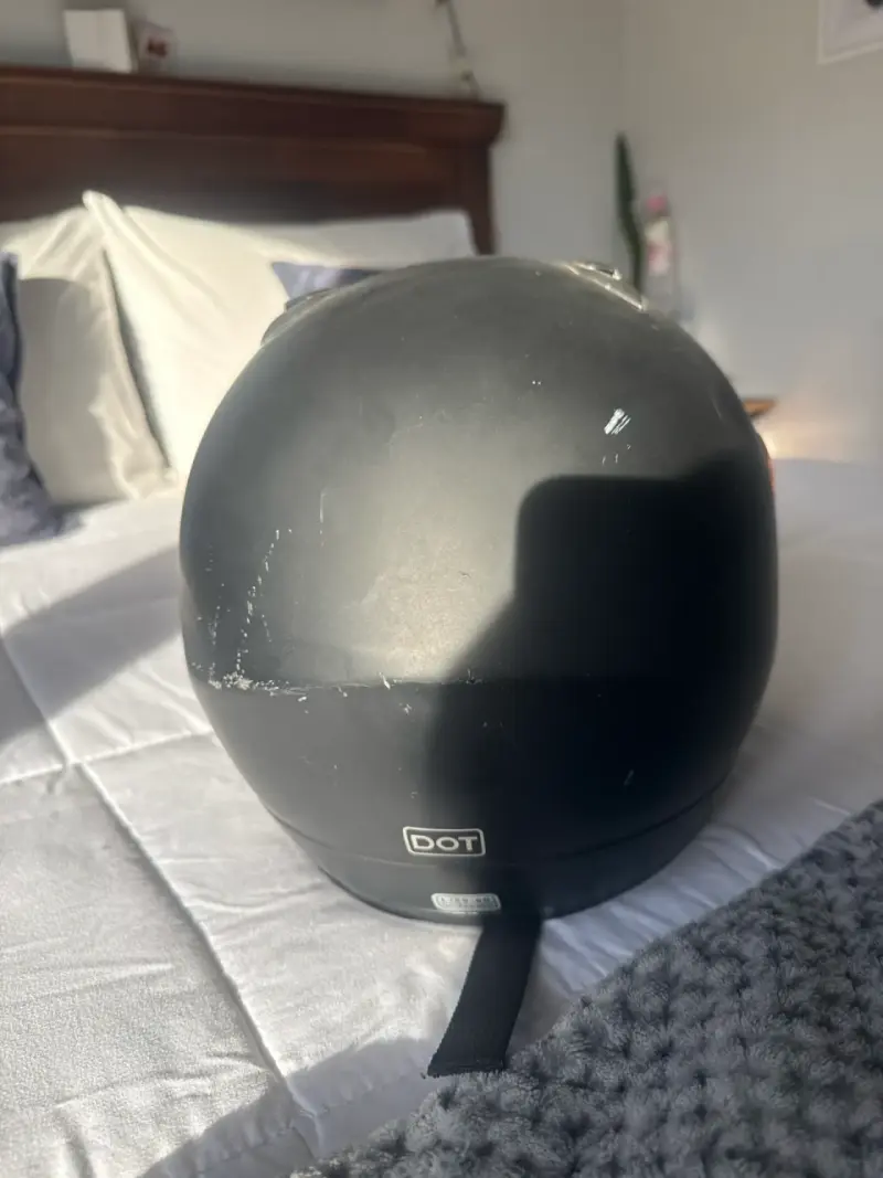 Casco de moto GHB negro - 3