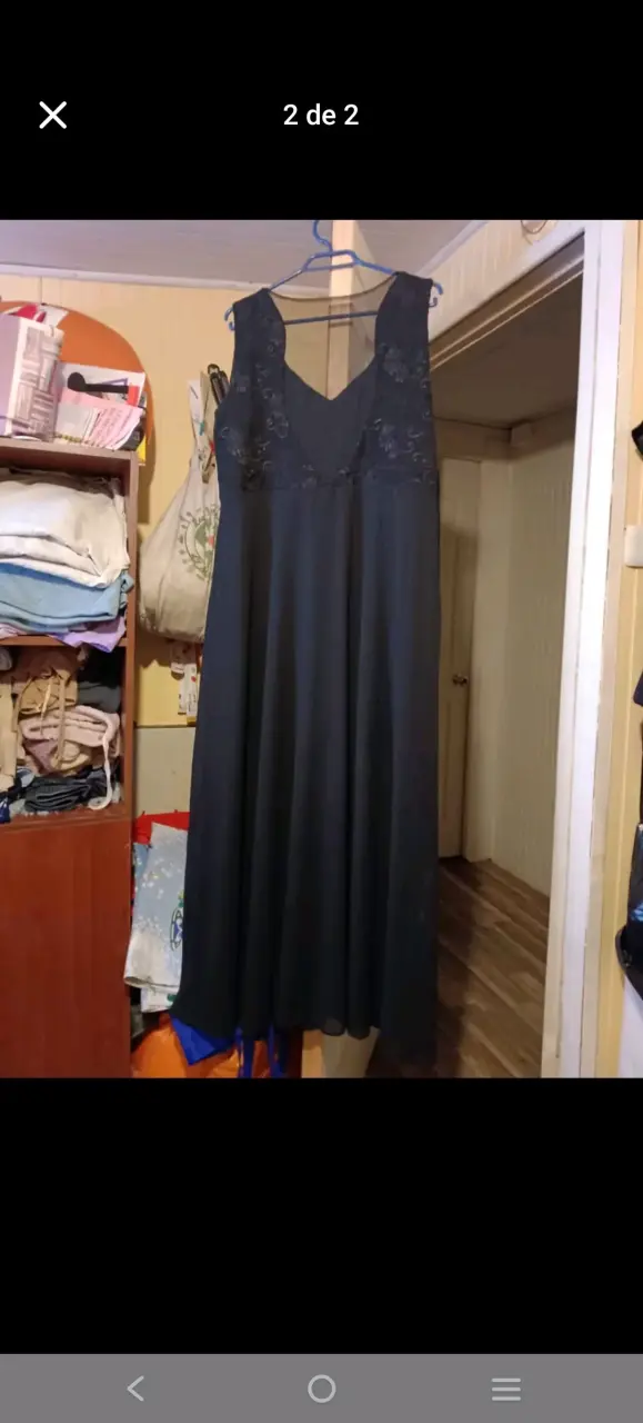Vestido negro elegante - 1