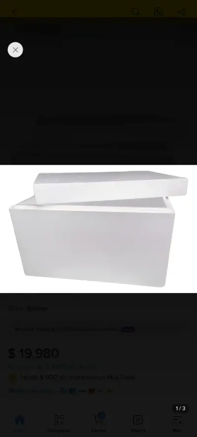 Caja organizadora blanca - miniatura 1