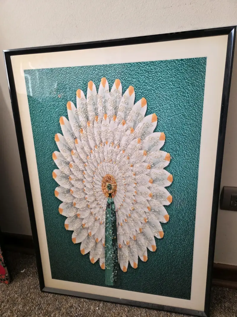 Cuadro decorativo mandala floral - 1