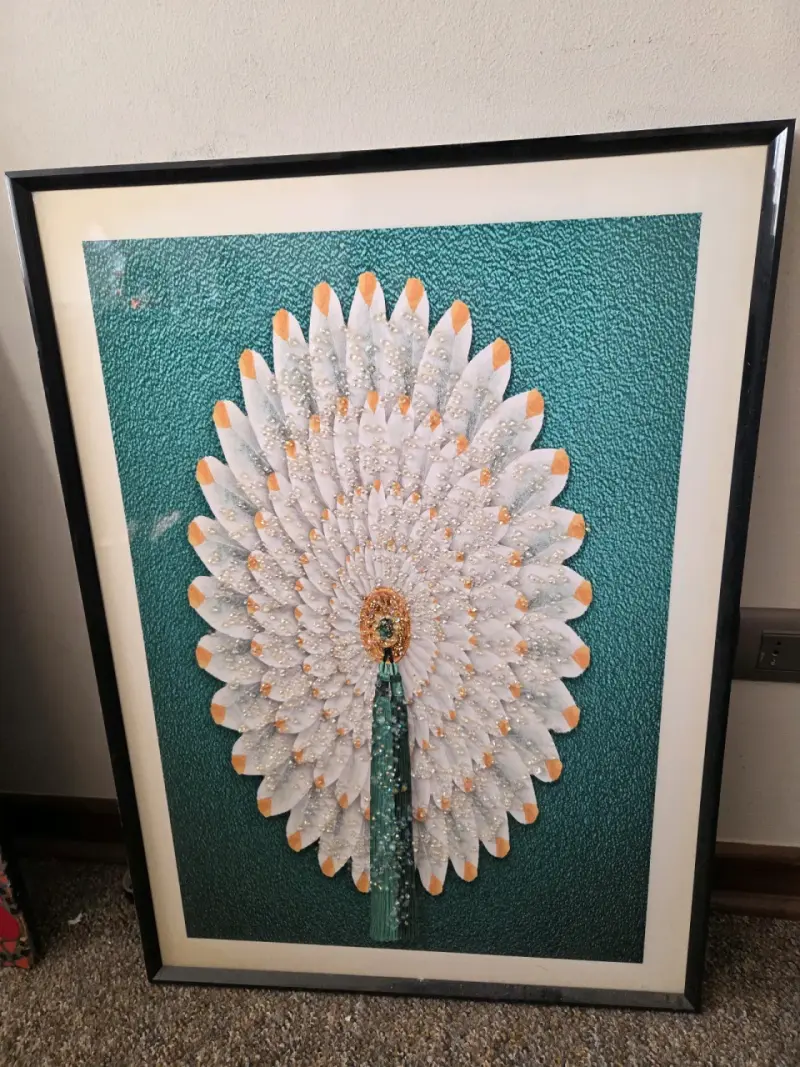 Cuadro decorativo mandala floral - 2