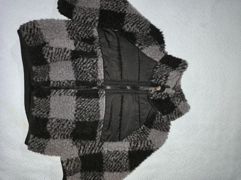 Chaqueta de lana a cuadros