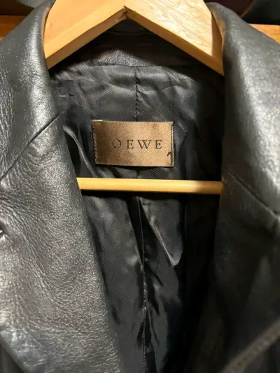 Chaqueta de cuero negra mujrr S - miniatura 2
