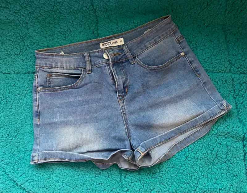 Shorts de mezclilla azul - 1