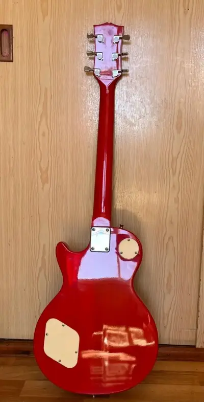 Guitarra eléctrica les paul roja marca scorpion - miniatura 2