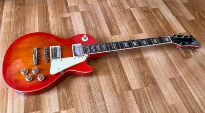 Guitarra eléctrica les paul roja marca scorpion - miniatura 3