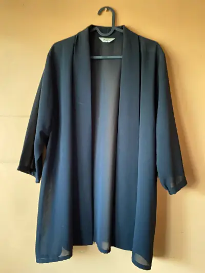 Blusa Kimono negro elegante - miniatura 1