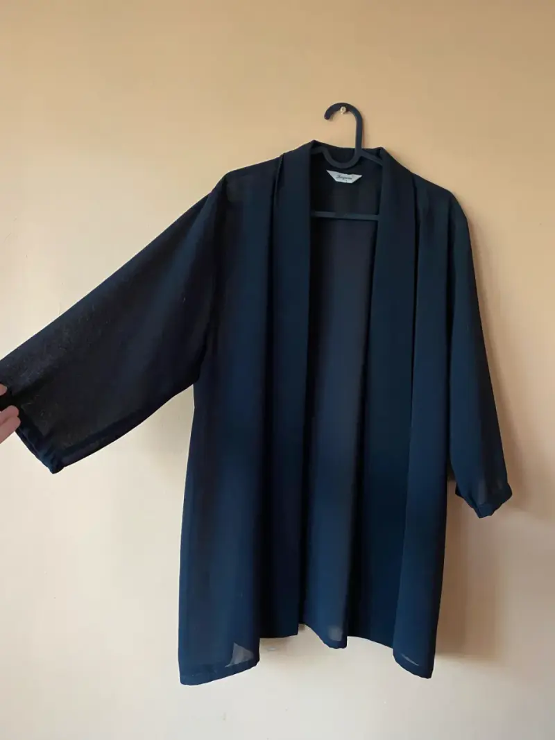 Blusa Kimono negro elegante - 2
