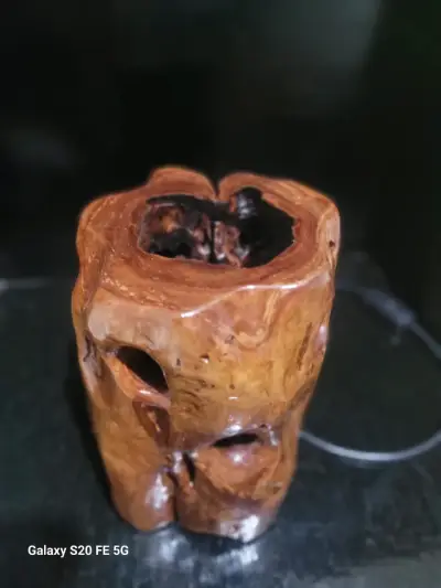 Lámpara de madera rústica - miniatura 5