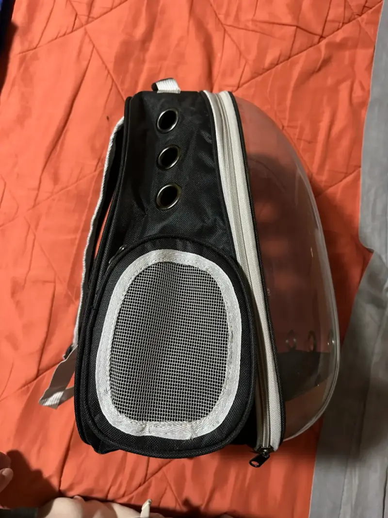 Mochila negra con tirantes ajustables - 2