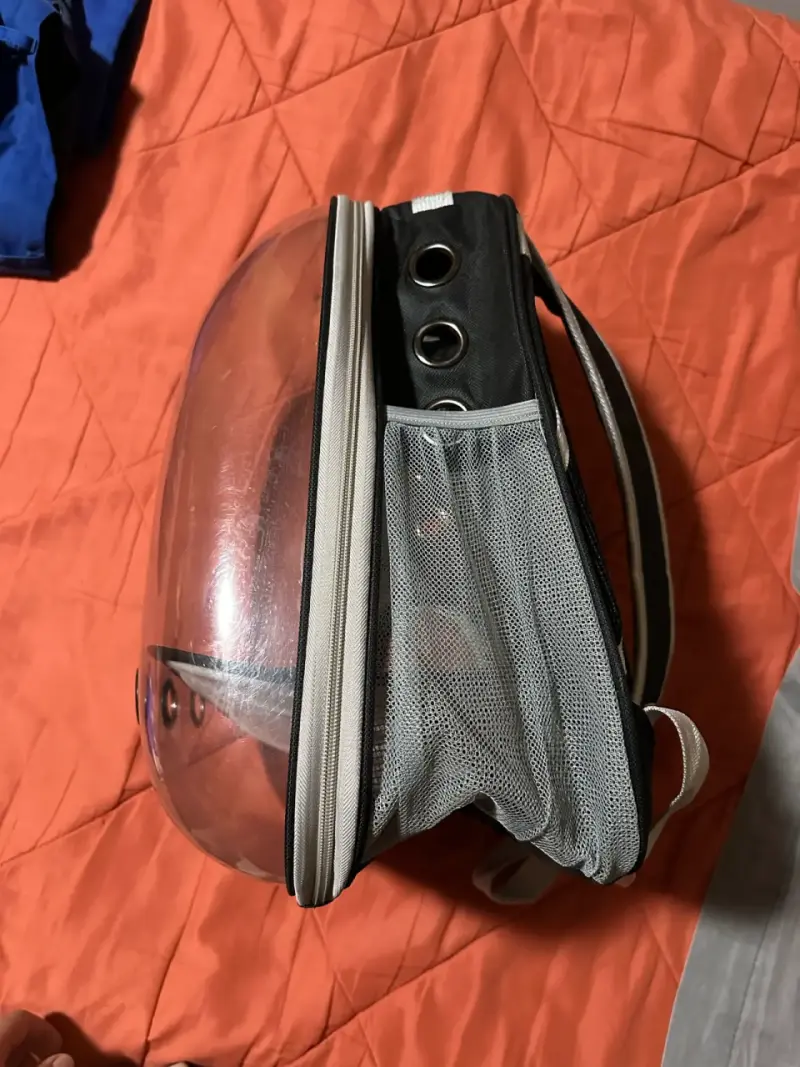 Mochila negra con tirantes ajustables - 4