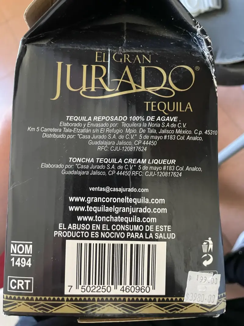 Set tequila Jurado con calavera - 3