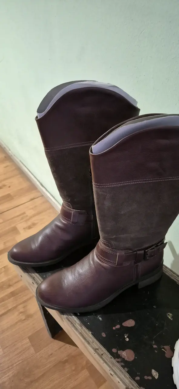 Botas de cuero marrones - 1