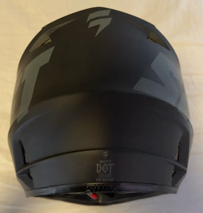 Casco de moto negro - 3