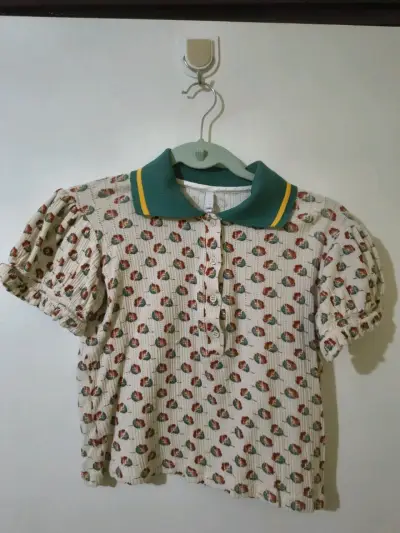 Polera vintage manga globo - miniatura 1