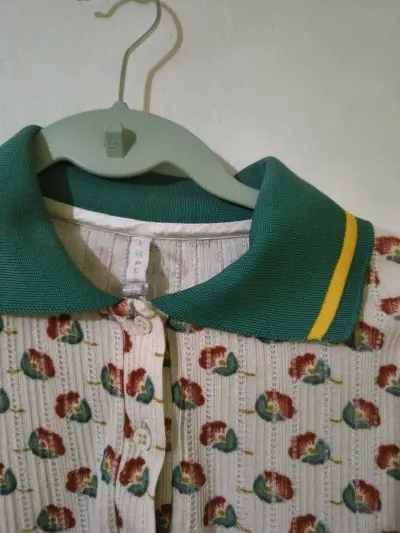 Polera vintage manga globo - miniatura 2