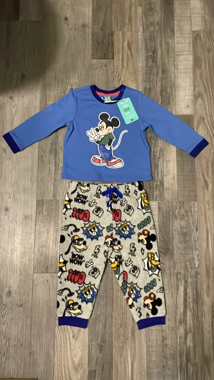 Pijama infantil Mickey Mouse