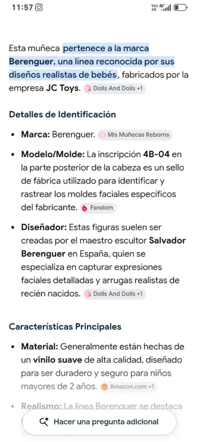 Muñeco bebé de plástico pequeño - miniatura 4
