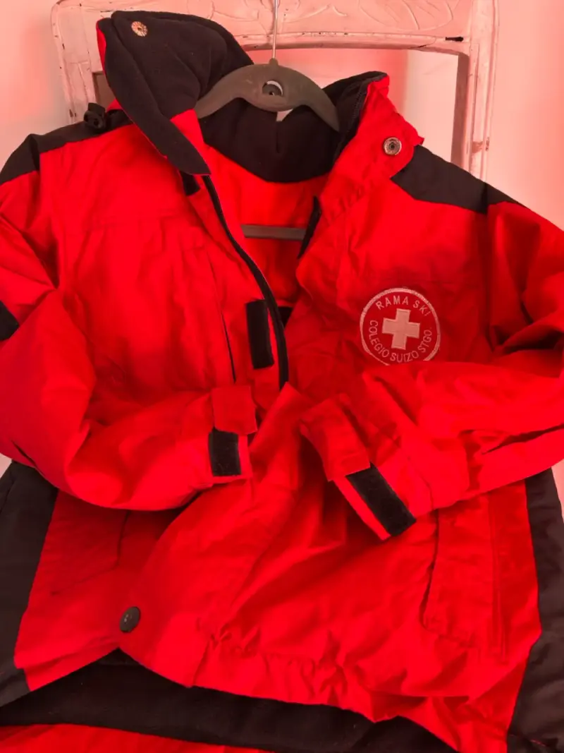Chaqueta de invierno roja infantil - 2