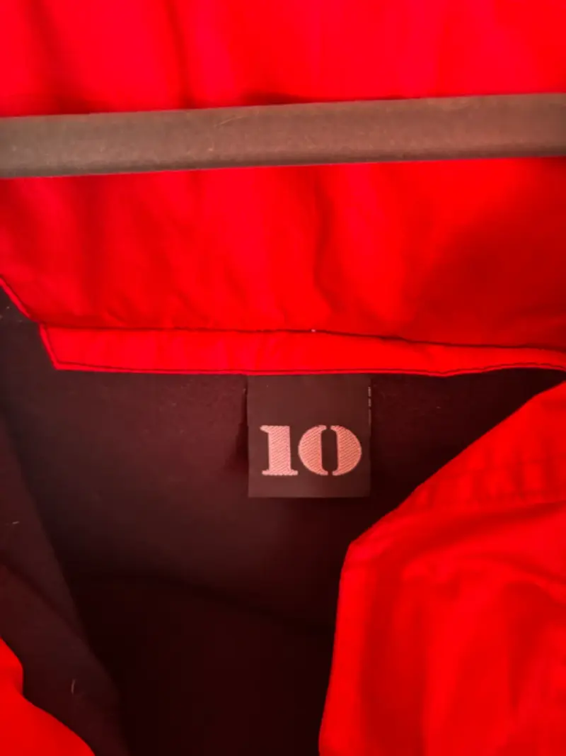 Chaqueta de invierno roja infantil - 3