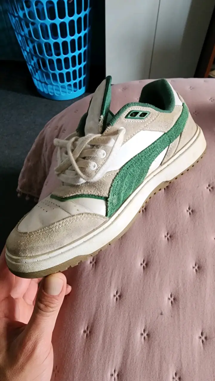 Zapatillas deportivas blancas y verdes - 4