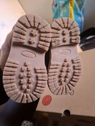 Botines de niño azul con cordones - miniatura 4