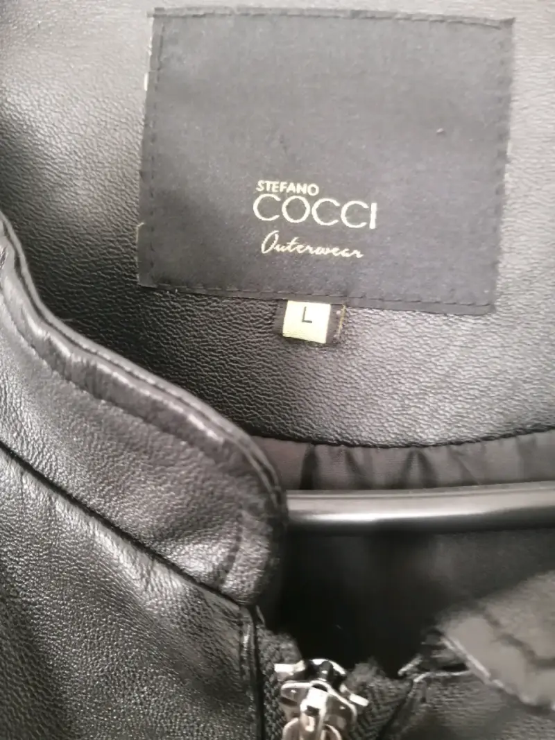 Chaqueta de cuero negro - 3