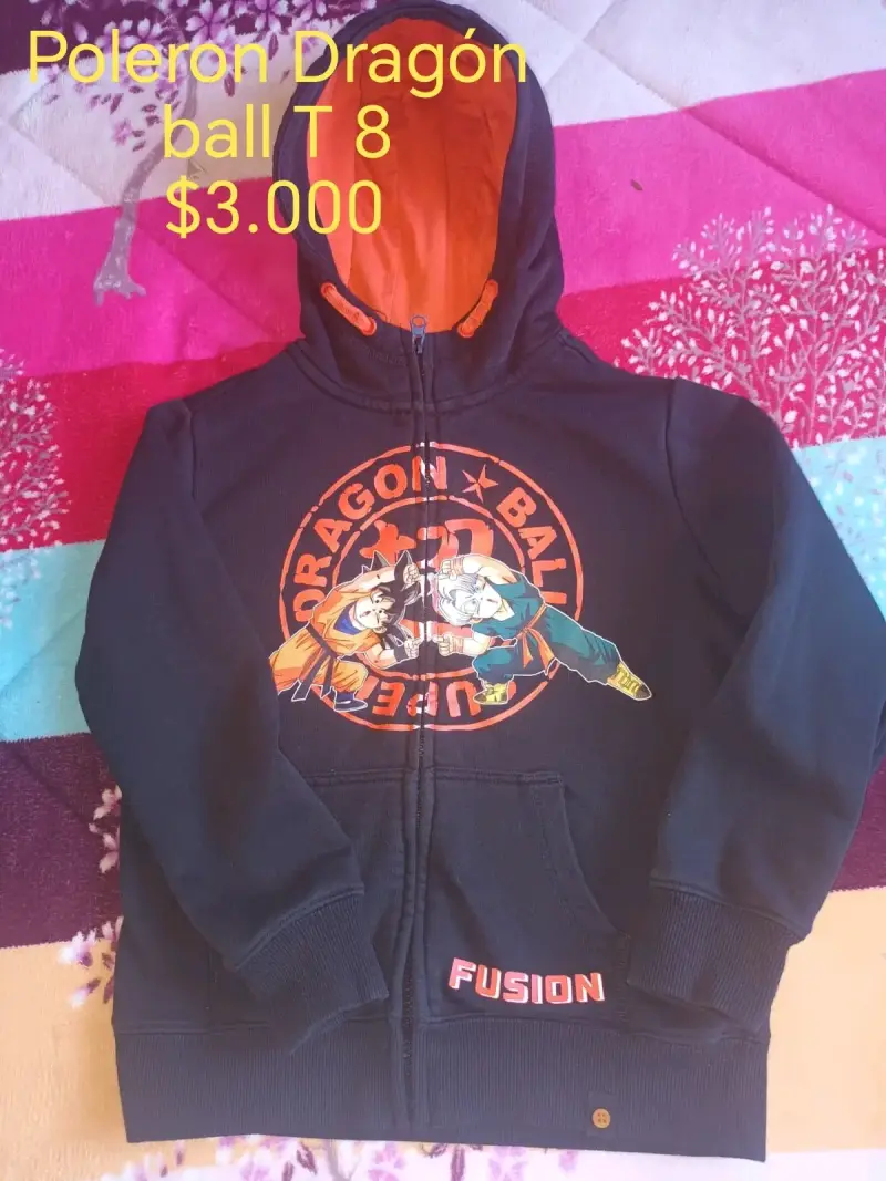Polerón Dragon Ball Talla 8