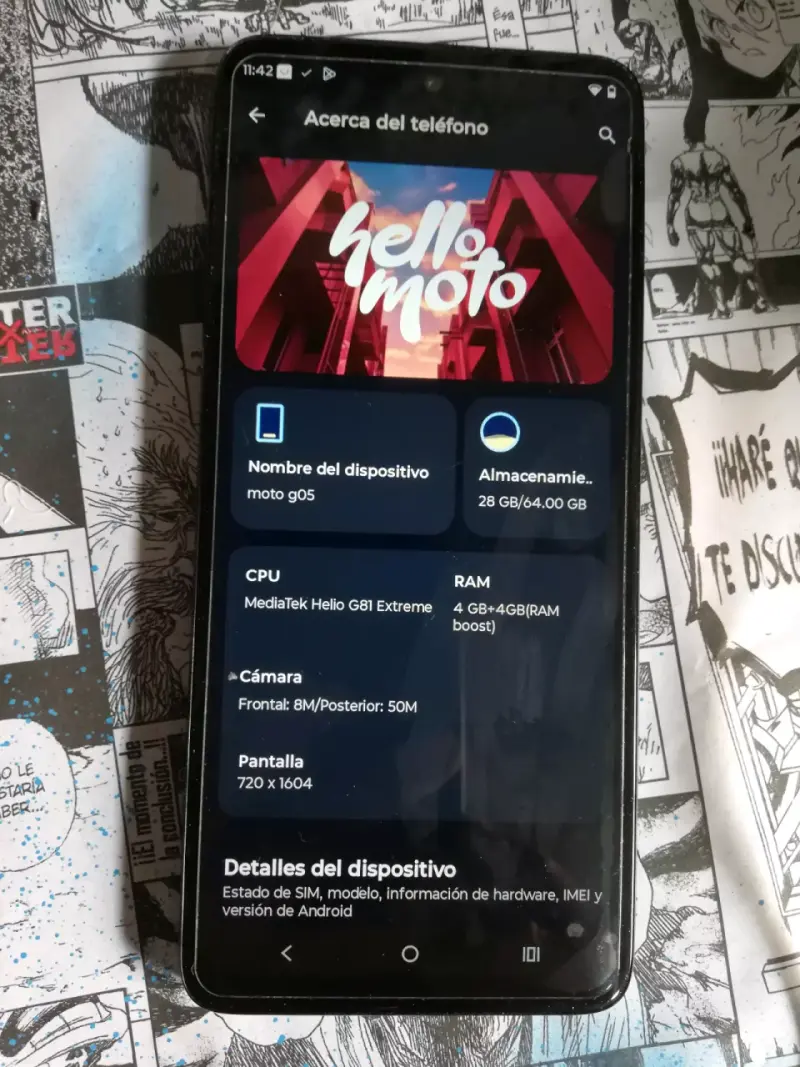 Motorola G05 como nuevo - 2