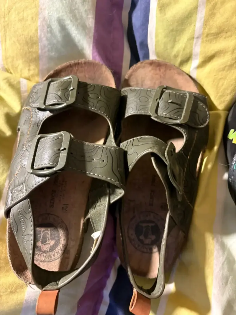 Sandalias verdes con hebillas Panama Jack