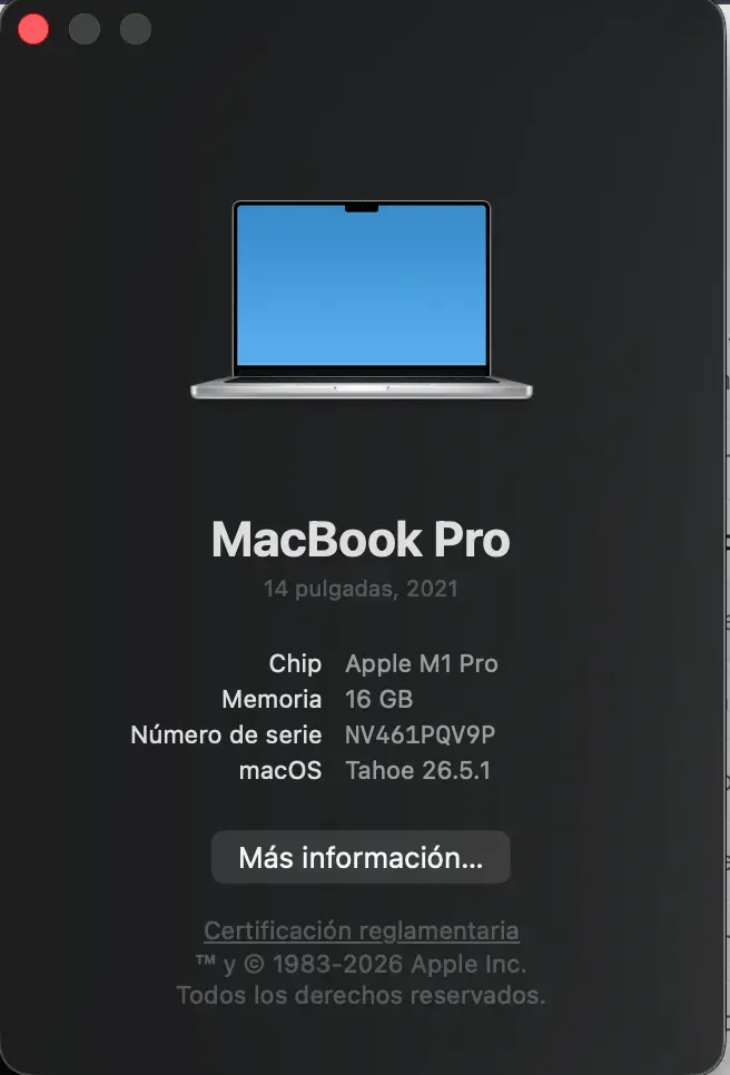 Macbook Pro M1 Pro (14 pulgadas 2021) - 4