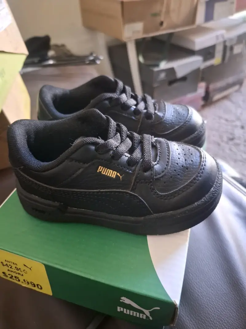 Zapatillas negras Puma para niños - 1