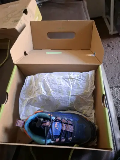 Zapatillas outdoor infantiles azul - miniatura 4