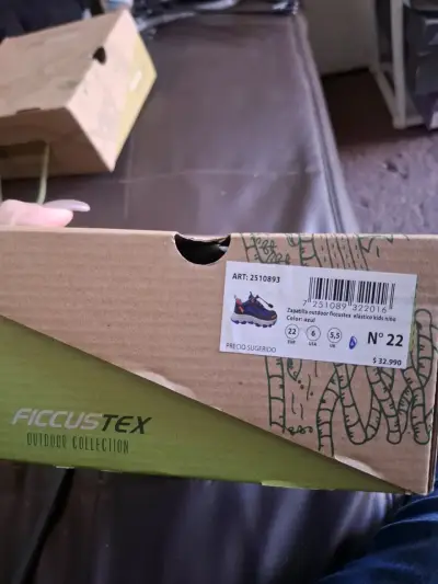 Zapatillas outdoor infantiles azul - miniatura 5