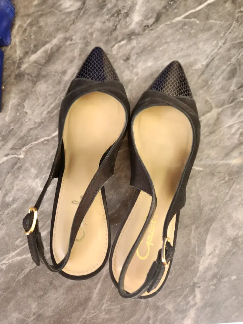 Zapatos negros de tacón Gacel - 2