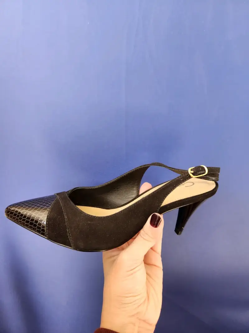 Zapatos negros de tacón Gacel - 5