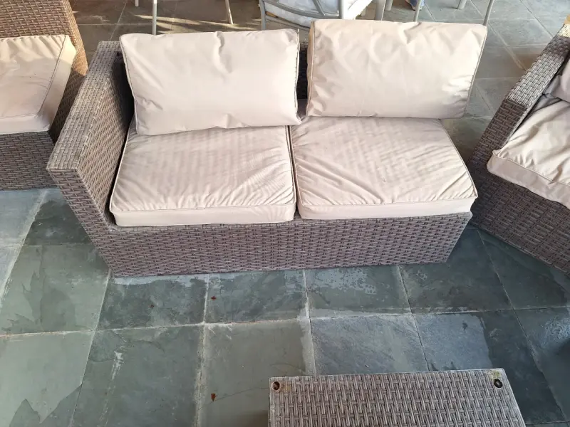 Juego de muebles de terraza ratán - 3
