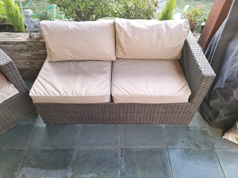 Juego de muebles de terraza ratán - 4
