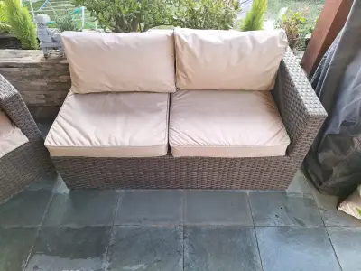 Juego de muebles de terraza ratán - miniatura 4